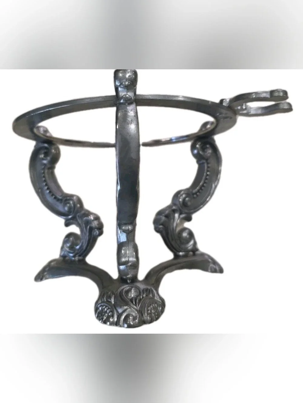 Vintage Godinger Shannon Silver Plated Ornate Ice Bucket Holder Stand